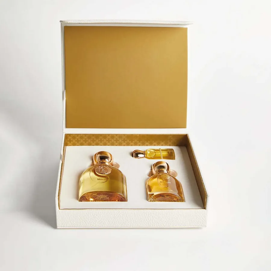 Perfume Gift Boxes printed to a custom specification, front view