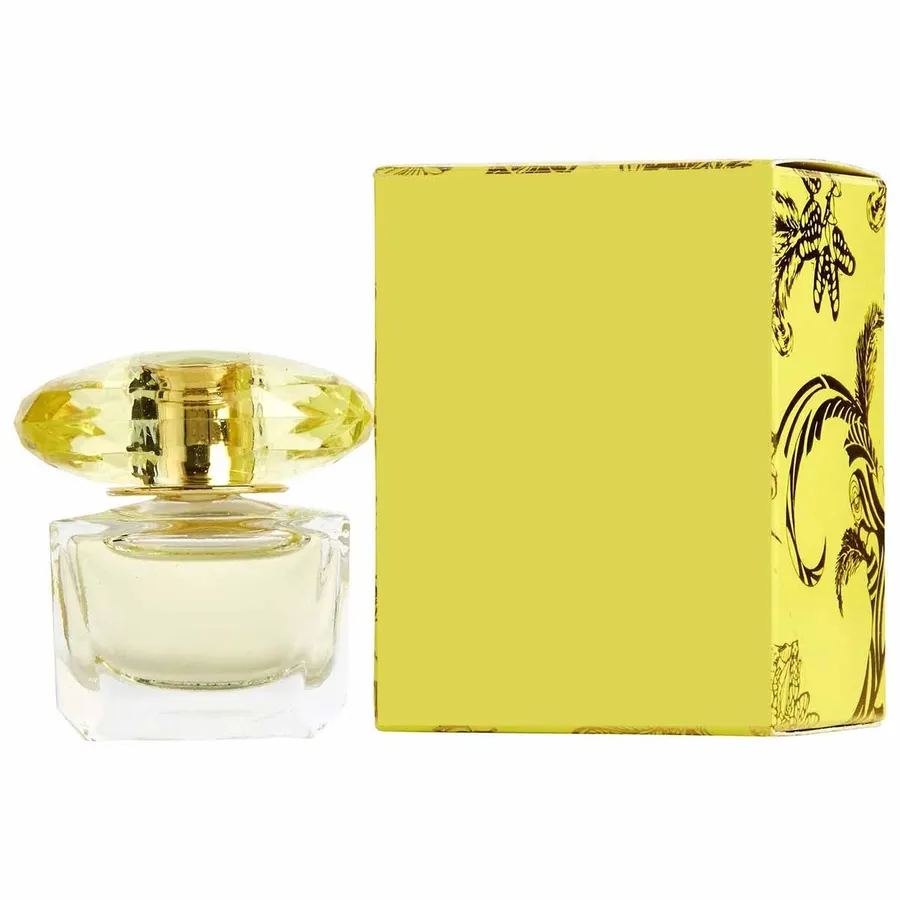 Yellow Perfume Boxes — custom printed perfume packaging Yellow Perfume Boxes printed to a custom specification, front view