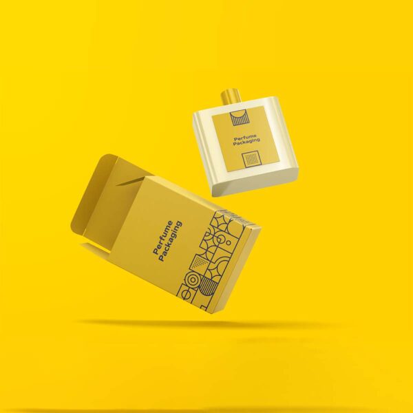 Custom Yellow Perfume Boxes